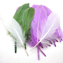 Wholesale 10 / 50 /100 Pcs of High Guality  Goose Feathers, 5-7 "/ 13-18cm DIY Jewelry Accessories 2024 - buy cheap