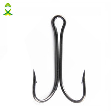 JSM 100pcs/lot Hot sale Double Hook High Carbon Steel Fishing Hooks Open Shank Double Frog Hook 9908 size:8#-4/0 2024 - buy cheap