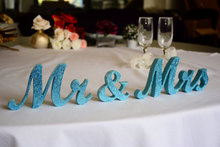 Letras de PVC azul brillante para Decoración de mesa de boda, signos de Mr & Mr. De pie para mesa superior, color dorado y negro 2024 - compra barato