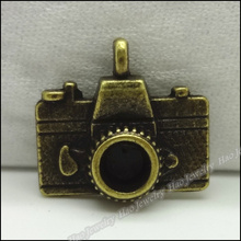 Pingentes de liga de zinco para câmera, acessórios de joias de metal para colar, pulseira diy, câmera antiga, 20 peças 2024 - compre barato