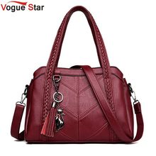 Ladies Vintage Genuine Leather Crossbody Bag Hot Sale Women Casual Tote Bag Female Handbag Large Big Shoulder Bag for Women L30 2024 - buy cheap