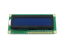 LCD1602 светодиодный модуль высокой четкости с синей подсветкой и ЖК-дисплеем, TN/STN модуль 16 символов * 2 линии 3,3 В для логической цепи 2024 - купить недорого