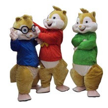 2016 Hot Sale! High quality New Alvin and the Chipmunks Mascot Costume Alvin Mascot Costume Free Shipping 2024 - buy cheap