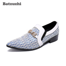 Batzuzhi Shoes Men Italy Style Pointed Toe Designer's Dress Shoes Men Luxury Formal Shoes Men Leather Sapato Masculino 2024 - buy cheap