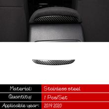 Aço inoxidável Para Toyota corolla E210 2019 2020 acessórios Do Carro caixa de Armazenamento caixa de apoio de Braço Traseiro Lantejoulas capa estilo Do Carro guarnição 1pcs 2024 - compre barato