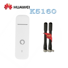 Разблокированный USB-ключ Huawei K5160, 4G LTE, карта передачи данных, мобильные широкополосные USB модемы, 4G модем LTE модем с антенной 2024 - купить недорого