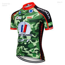 2019 Men Short Sleeve Camouflage Cycling Jersey Team Cycling Clothing Cycling Jersey MTB Bike Bicycle Clothes Breathable Jersey 2024 - buy cheap