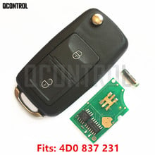 QCONTROL 4D0837231 Car Upgrade Remote Key DIY for AUDI A2 A3/B5 A4 A6 Quattro RS 4D0 837 231 1997 - 2002 2024 - buy cheap