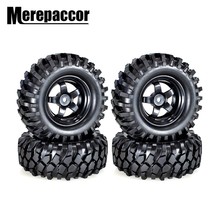 4pcs 1.9" Rubber Tires Tyres & Wheel Rims OD 96mm for 1/10 RC Crawler Axial SCX10 D90 F350 2024 - buy cheap