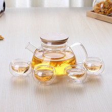 800ml High-capacity Stainless Steel Heat Resistant Hyaline Glass Teapot Coffee Tea Set Puer Kettle With Filter Durable Tea Sets 2024 - buy cheap