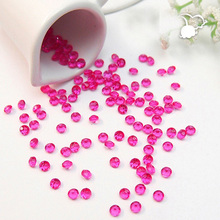Free Shipping 5000Pcs 4.5mm  Fushsia Acrylic Diamond Scatters Table Scatters Wedding Decoration Beads Event Party Supplies Hot 2024 - buy cheap