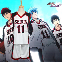 6styles Kuroko no Basuke SEIRIN basket ball uniforms cosplay costume Number 4 7 10 11 16 Full Set Kuroko Tetsuya Sportswear 2024 - buy cheap