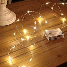 2M 3M 5M 10M 100 Led Strings Copper Wire 3XAA Battery Operated Christmas Wedding Party Decoration LED String Fairy Lights 2024 - buy cheap