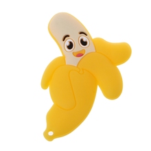 Lovely Banana Silicone Teether Chewable Teething Toys For Baby Toddlers Infants 2024 - buy cheap