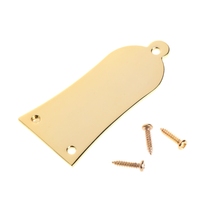 3 Holes Metal Guitar Adjusting Lever Bass Gold Core Cover Trapezoid Truss Rod #35/11L 2024 - buy cheap