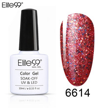 Elite99 1pc Summer Collection Neon Starry Red Gel Nail Polish UV LED Gel Varnish Nails Art Lacquer Enamel 10ml Glitter Platinum 2024 - buy cheap