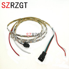 Tira de luces Led SZRZGT WS6812b, 1m/5m, 30/60Led/m, RGB, 5050 SMD, color de sueño, no impermeable, IP20, PCB blanco, DC5V 2024 - compra barato