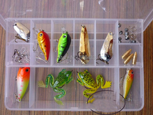 Lots Of Fishing Fish Lures Minnow Frog Spoon Crankbait Baits/Tackle   Free shipping 2024 - buy cheap