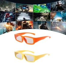 Peacefair детские размеры круглые поляризованные Пассивные 3D очки для реального D 3D ТВ кинотеатра 2024 - купить недорого