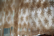 Tela de encaje con bordado Floral Grace, tejido de algodón, color crema, por yarda 2024 - compra barato