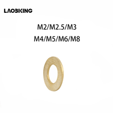 50Pcs DIN125 ISO7089 M2 M2.5 M3 M4 M5 M6 M8 Meson Pad Sheet Metal Collar Brass Flat Washer 2024 - buy cheap