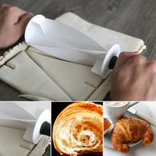 Kitchen Plastic Handle Hob Baking Tool Croissant Tool Roll Plastic Croissant Cuticle Layer Wooden Handle Baking Kitchen Knife 2024 - buy cheap