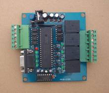 Serie STC de cuatro en y cuatro salidas, programable de puerto serie un solo chip, relé de Control RS232, placa de Control Industrial, PLC de imitación 2024 - compra barato