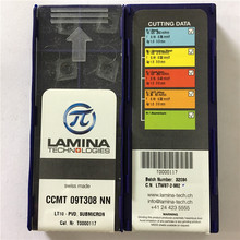 Inserto de carburo de LAMINA CCMT09T308-NN LT10 100% Original con la mejor calidad 10 unids/lote envío gratis 2024 - compra barato