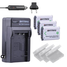 Batmax 3pc NP-BX1 NP BX1 Battery + Car Charger + EU plug for Sony DSC RX1 RX100 AS100V M3 M2 HX300 HX400 HX50 HX60 GWP88 AS15 2024 - buy cheap