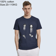 Pulp Fiction T Camisa de Manga Curta Roupas Personalizadas 2019 Algodão Quente de verão Crewneck S-XXXL Jules e Vincent moda Camisetas 2024 - compre barato