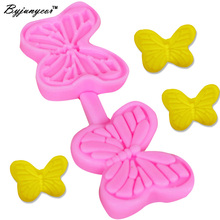 Byjunyeor-moldes de silicona para Fondant, herramientas de decoración de pasteles, papel de agua, arcilla de resina, Fondant, Sugarcraft, Gumpaste, M194 2024 - compra barato