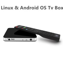 Мини ТВ-приставка TVIP 605 Android и Linux dual OS Android TV Box Amlogic S905X четырехъядерная поддержка H.265 1920x1080 Smart TV Box 2024 - купить недорого