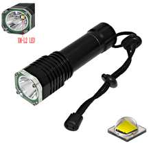 Мини Портативный 2000 люмен XML-L2 светодиодный светильник для дайвинга, лампа для дайвинга, фонарь, водонепроницаемый светильник для дайвинга 2024 - купить недорого