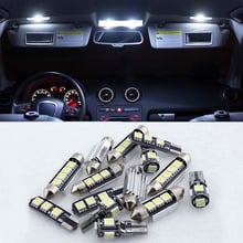 16pcs/lots Car Interior White LED Light Bulb Kit for 2009-2016 Audi A4 S4 RS4 B8 2024 - buy cheap