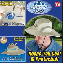 Шляпа от солнца с широкими полями, Солнцезащитная шапка с защитой от ультрафиолета и ультрафиолета, для охлаждения льда, летняя 2024 - купить недорого