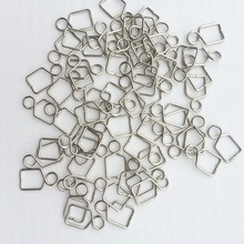 Best Selling---AAA Quality 50pcs 8*14mm chrome/gold Metal Hooks Plated Connectors For Crystal pendants 2024 - buy cheap