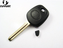 Uncut Blade FOB  Key Blanks Case For Toyota Transponder Key Shell TOY43 Blade 2024 - buy cheap