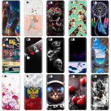 Capas de silicone para celular, para huawei p8 lite 2016, p8 lite 2024 - compre barato