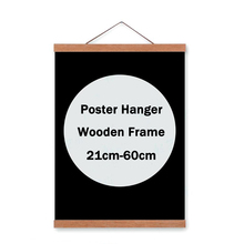 DIY Magnetic Poster Hanger Photo Picture Large Wooden Frame for Canvas Wall Art Print Painting Black White Simple Poster Frame 2024 - buy cheap