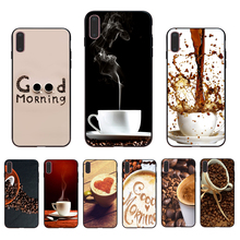 Imido grãos de café café silicone caso do telefone coque capa para iphone 5 5S se 6s 6plus 6splus 7 8 mais 8 x xs xr xsmax 2024 - compre barato