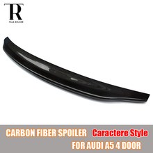 A5 стиль Caractere спойлер заднего крыла из углеродного волокна для Audi A5 4 Двери Седан только 2009-2016 C стиль 2024 - купить недорого