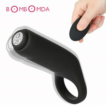 Sex Shop Remote Control Penis Vibration Sleeve Dildo Vibrator G spot Stimulator Penis Massager Adults Sex Toys For Men Cockring 2024 - buy cheap