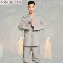 Zen buddist monk robes set traditional chinese clothing shaolin monk clothing  two piece set top and pants shaolin FF685 A 2024 - buy cheap