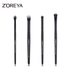 ZOREYA 4pcs lots Makeup Brushes Eyeshadow Crease Concealer Blending Brush Makeup Brush Set  Woodlen Handle Pincel Maquiagem 2024 - buy cheap