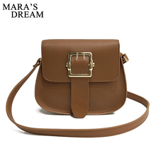 Mara's Dream 2018 роскошные сумки женские сумки через плечо дизайнерская сумка-мессенджер сумка-Седло ретро PU клатч женские маленькие сумки на плечо 2024 - купить недорого
