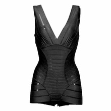 Corpete feminino sexy, lingerie, cor sólida, slim, treinamento de cintura, modelador de corpo inteiro, sobre o busto, bodysuit 2024 - compre barato