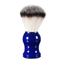 Men's Shaving Brush Resin Handle Mustache Cleansing Barber Soft Nylon Bristle Facial Clean Shaving Brush Men Salon Barber Tool 2024 - buy cheap