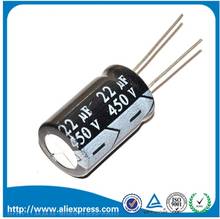 50PCS 450V 22UF 22UF 450V Aluminum electrolytic capacitor 450 V / 22 UF size 13*21mm Electrolytic capacitor Free Shipping 2024 - buy cheap