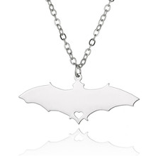 Collares de murciélago volador de Elfin para mujeres y niñas, joyería de murciélago de fruta linda, de acero inoxidable 2024 - compra barato