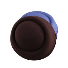 Chapéu fascinator marrom clássico de 16cm, chapéu diy, acessórios para cabelo de milinery, base fascinator, mini chapéu para ocasião myqh020 2024 - compre barato